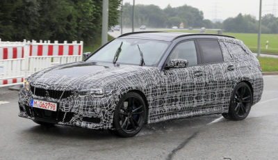 BMW 3シリーズツーリング スクープ写真