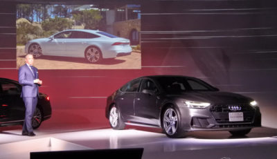 アウディ A7スポーツバック　新型 発表会