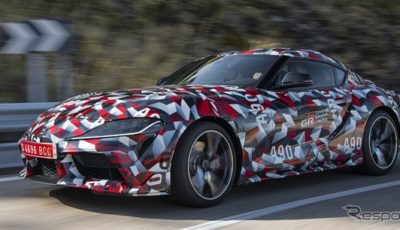 トヨタ・スープラ 新型の開発プロトタイプ車