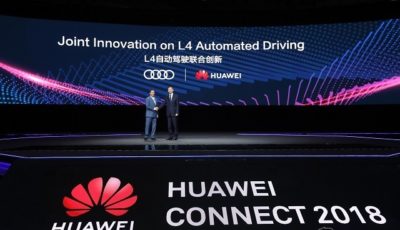 アウディとファーウェイが提携しレベル4の自動運転車を共同開発すると発表