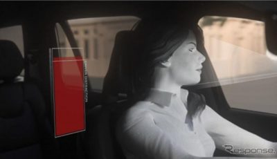ボルボカーズのドライバーをモニターする車載カメラのイメージ