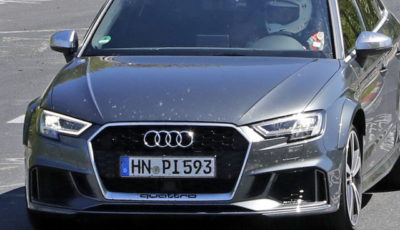 アウディ RS3 スクープ写真
