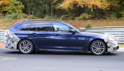 BMW 5シリーズ 改良モデル（LCI）プロトタイプ スクープ写真