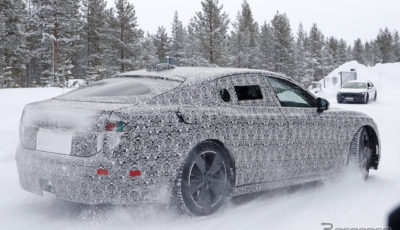 ジャガー XJ 次期型プロトタイプ（スクープ写真）