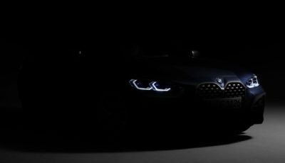 BMW 4シリーズ・クーペ 新型のティザーイメージ