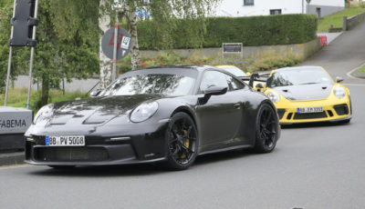 ポルシェ 911 GT3 次期型プロトタイプ（スクープ写真）