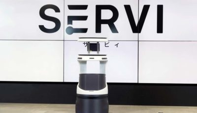 ソフトバンクロボティクスが2021年1月に発売する配膳・運搬ロボット「Servi」