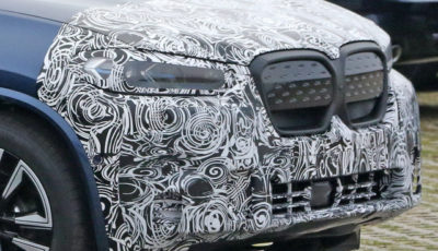 BMW iX3 改良新型プロトタイプ（スクープ写真）