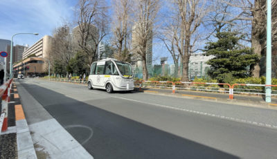 自動運転バスの走行イメージ