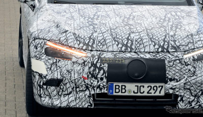 メルセデス AMG EQE プロトタイプ（スクープ写真）