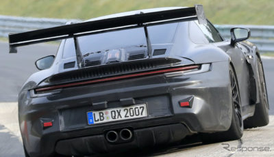ポルシェ 911 GT3 RS 次期型プロトタイプ（スクープ写真）