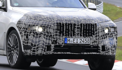 BMW X7 改良新型プロトタイプ（スクープ写真）