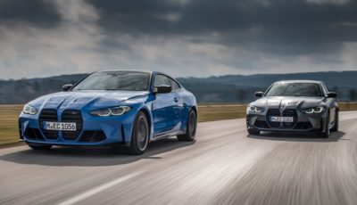 BMW M4 コンペティション・クーペ 新型の「M xDrive」と M3 コンペティション・セダン 新型の「M xDrive」
