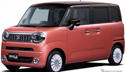 スズキ ワゴンRスマイル ハイブリッドX コーラルオレンジメタリック アーバンブラウン2トーンルーフ