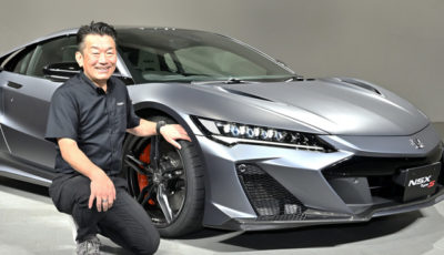 ホンダ NSX タイプS と開発責任者の水上聡氏