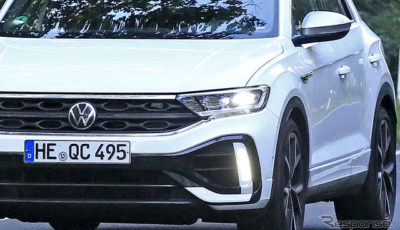 VW T-Roc R 改良新型プロトタイプ（スクープ写真）