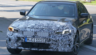 BMW 3シリーズ 改良新型プロトタイプ（スクープ写真）