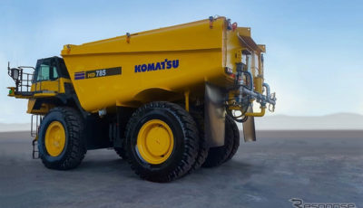 HD785-7ベースの無人散水車のイメージ