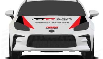 トヨタ GR 86 の「NASAチャンピオンシップ」ペースカーのレンダリングイメージ
