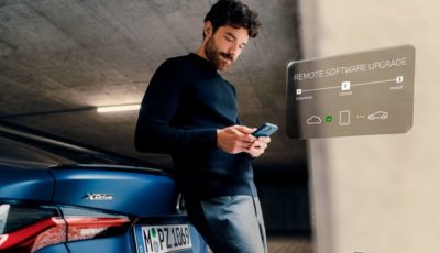 BMWの「リモートソフトウェアアップグレード」のイメージ