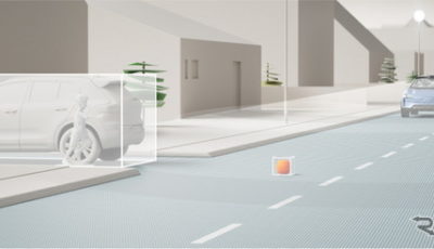 ボルボカーズの新型電動SUVに搭載される自動運転「ライドパイロット」のイメージ