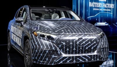 メルセデスベンツ EQS SUV のプロトタイプ