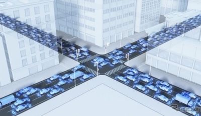信号機を使った交通制御のイメージ