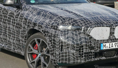 BMW X6 M60i プロトタイプ（スクープ写真）