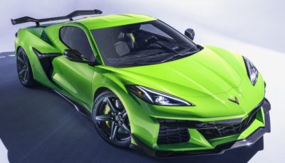 シボレー・コルベット  Z06 新型のミントグリーン仕様