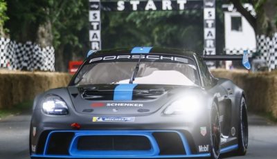 ポルシェ 718 ケイマン GT4 e パフォーマンス（グッドウッド2022）