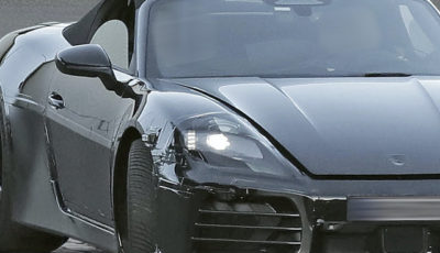 ポルシェ 718ボクスターEV 次期型プロトタイプ（スクープ写真）