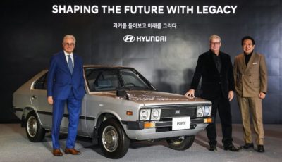 ヒョンデの初代ポニーとジョルジェット・ジウジアーロ氏