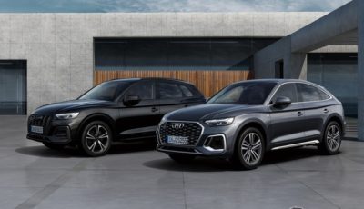 アウディ Q5 ハイスタイル（左）とQ5スポーツバック ハイスタイル（右）