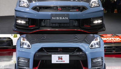 日産 GT-R NISMO スペシャルエディションの2024年モデル（上）と2022年モデル