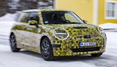 MINI ハッチバック 次期型のEVプロトタイプ