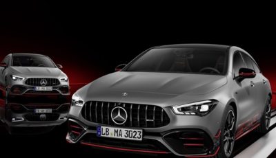 メルセデスAMG CLA 45 S 4MATIC+ クーペ と シューティングブレーク改良新型の「AMGストリート・スタイル・エディション」