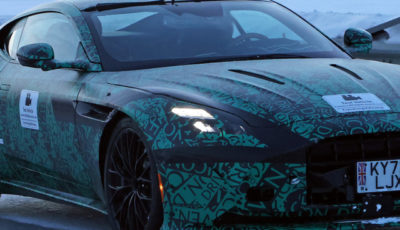 アストンマーティン DB11 後継モデルのプロトタイプ（スクープ写真）