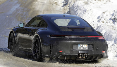 ポルシェ 911 GT3ツーリング 改良新型プロトタイプ（スクープ写真）