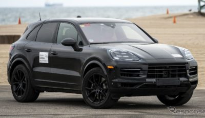 ポルシェ・カイエン 改良新型のプロトタイプ