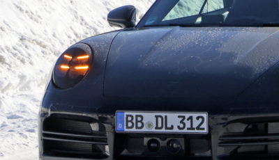 ポルシェ 911 カブリオレ 改良新型（スクープ写真）