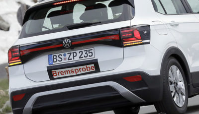 VW T-Cross 改良新型プロトタイプ（スクープ写真）