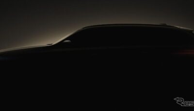BMW 5シリーズ・ツーリング 新型のティザー写真