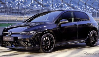 フォルクスワーゲン・ゴルフR改良新型の「ブラックエディション」