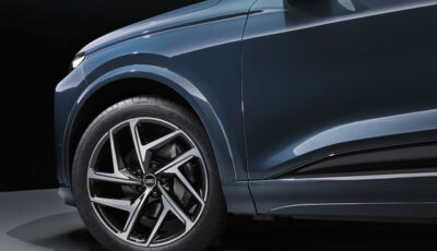 グッドイヤーの低騒音タイヤを新車装着するアウディ Q6 e-tron