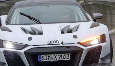 GT3をベースとした特別なアウディ R8のプロトタイプ（スクープ写真）