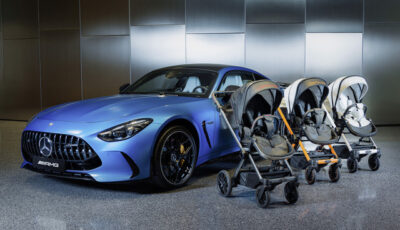 メルセデスベンツの新型ベビーカー「パフォーマンス」モデルとAMG GT