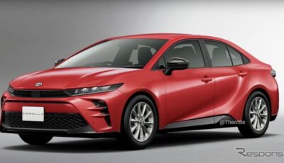 トヨタ カローラ 次期型の予想CG