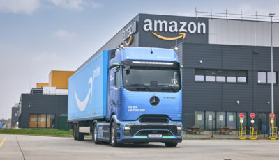 アマゾンが200台を超えるメルセデスベンツの新型EVトラック『eActros 600』を発注