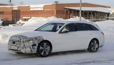 メルセデスベンツ Cクラス ステーションワゴン 改良新型のプロトタイプ