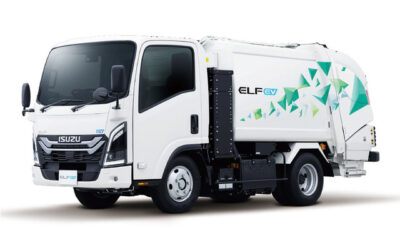 いすゞ エルフEVの塵芥車
